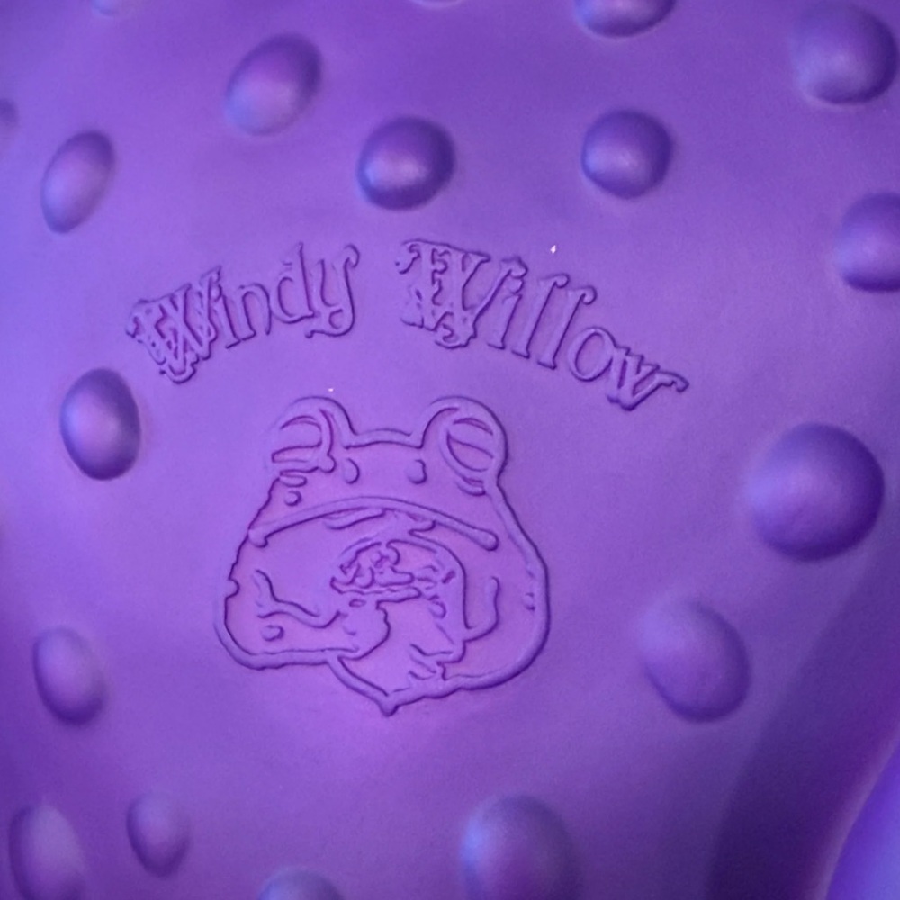 NEW Purple Official Windy Willow Frog Toad Purse Handbag Clutch - Picture 11 of 14